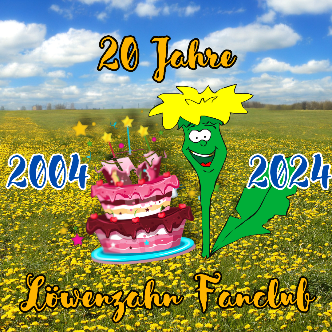 20 Jahre Löwenzahn Fanclub Logo