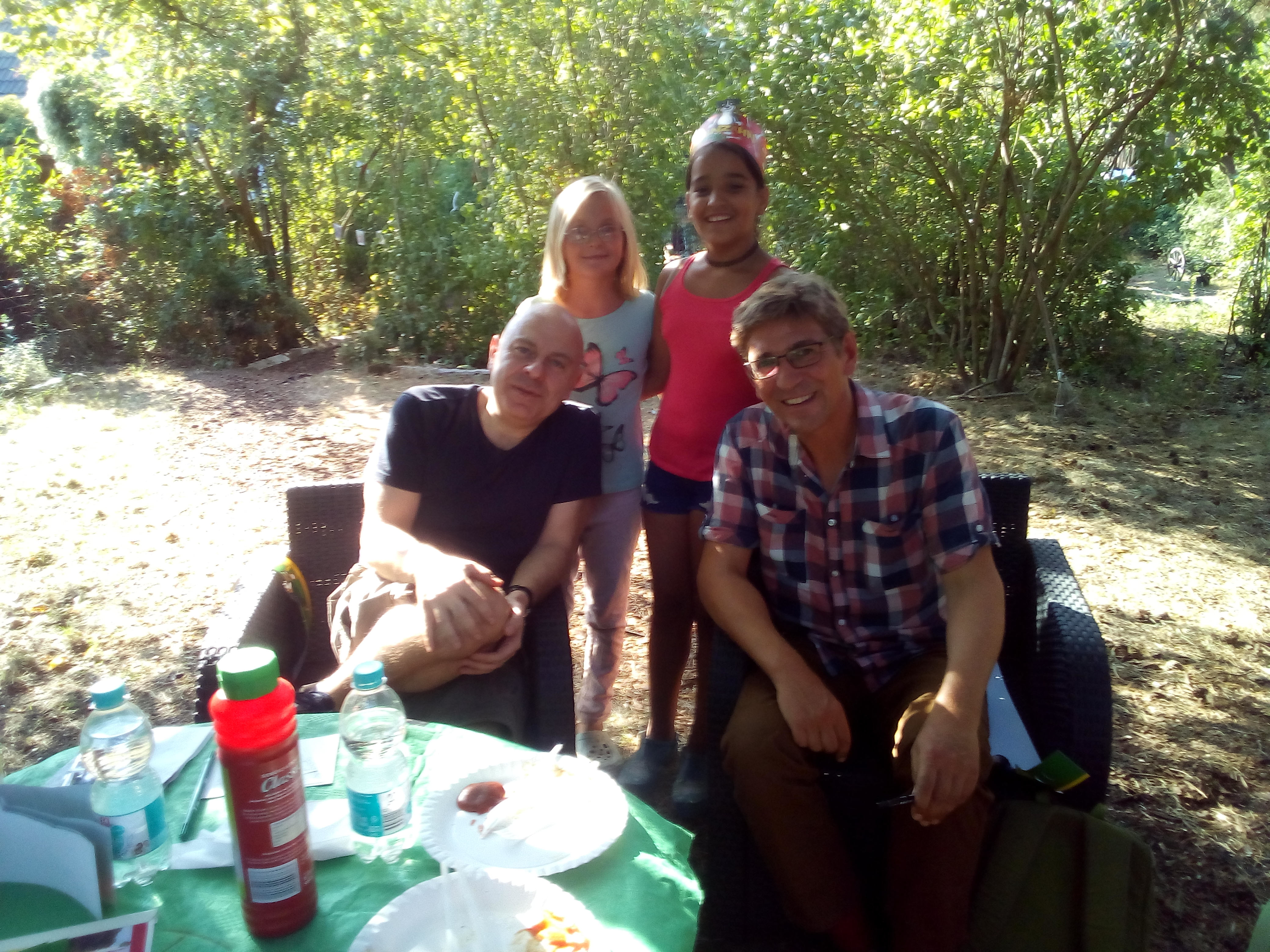 Löwenzahn Fantreffen Fritz Fuchs und Polizist Götz Löwenzahn Fantreffen Fritz Fuchs und Polizist Götz